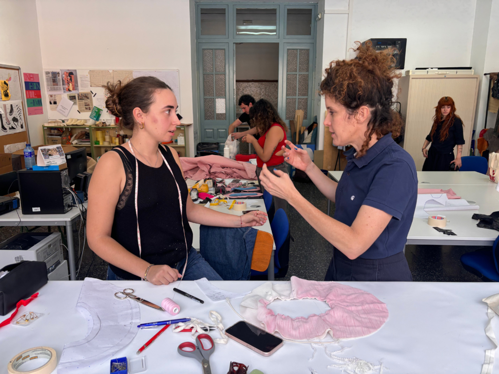 Taller con Bárbara León en el Máster de Calzado