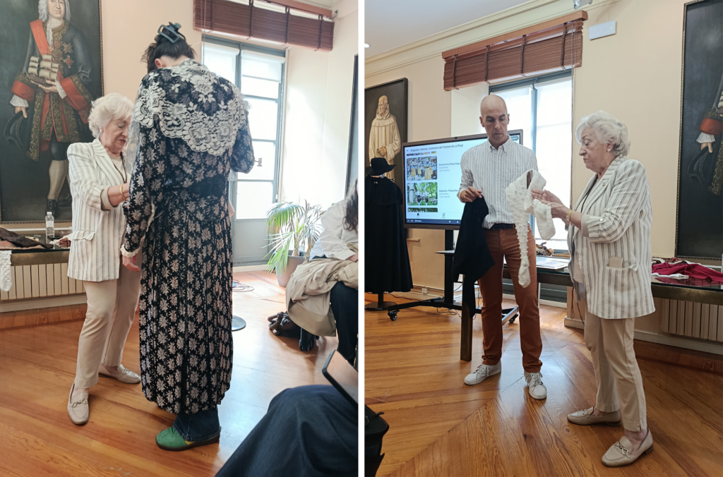 El alumnado de 4º de Diseño de Moda visita el Instituo de Estudios Riojanos