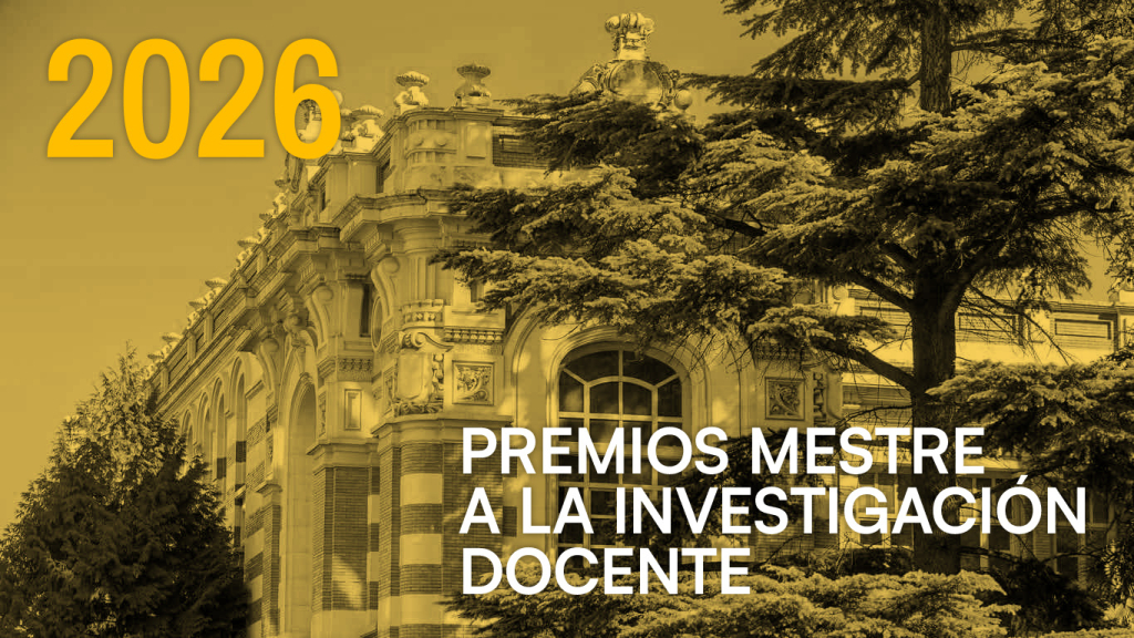 Los Premios Mestre 2026 premian un trabajo realizado por profesorado de la ESDIR