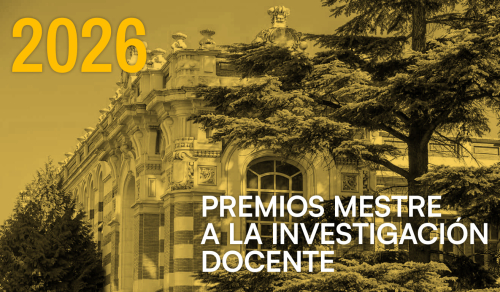 Los Premios Mestre 2026 premian un trabajo realizado por profesorado de la ESDIR