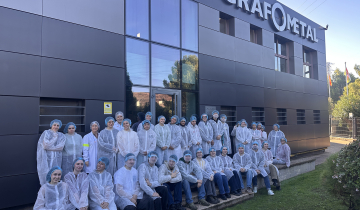 El alumnado de Diseño Gráfico y del Máster de Packaging visita las instalaciones de Grafometal